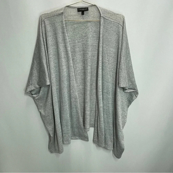 Lane Bryant Gray Open Front Cardigan - Picture 1 of 5